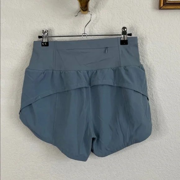 THE GYM PEOPLE High Waisted Running Shorts Quick Dry Mesh Liner Zipper Pockets - Picture 5 of 9